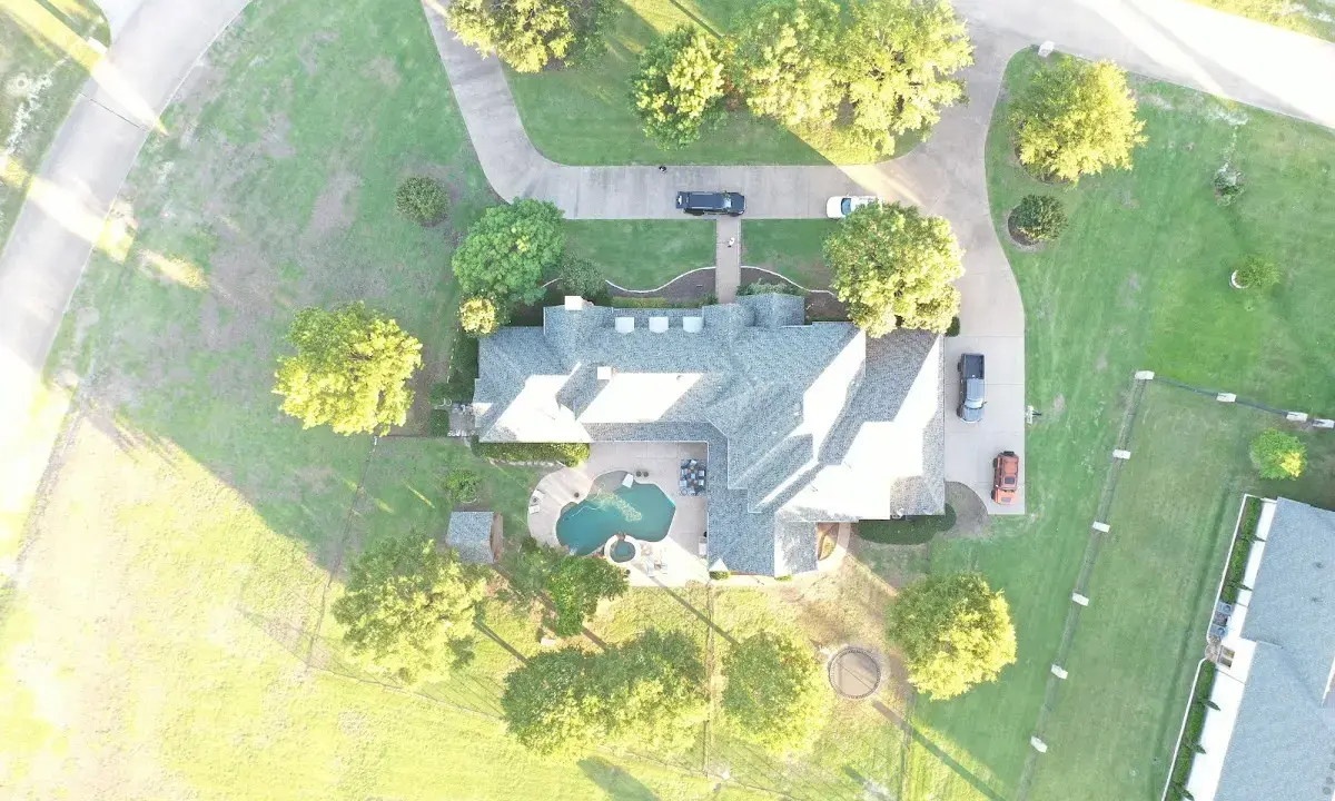 New shingle roof installation on a home in Huntington Beach