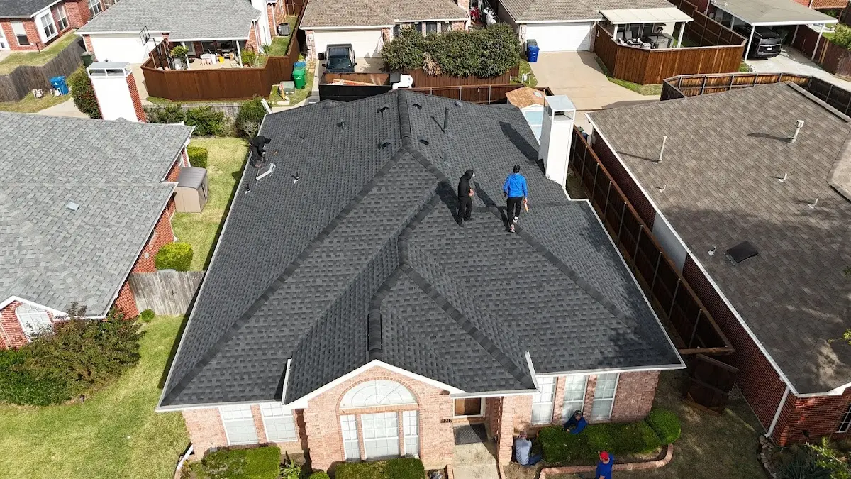 Commercial Roofing work in progress on a Huntington Beach property